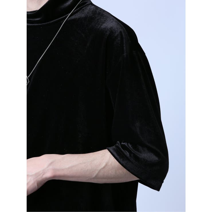 ネックレス付き タートル半袖Tシャツ | TAKA-Q MEN | 詳細画像18 