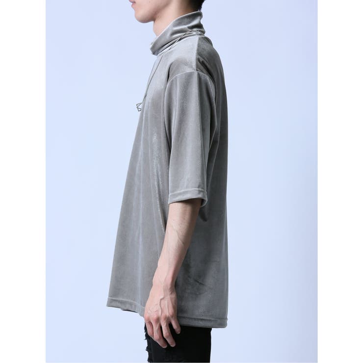 ネックレス付き タートル半袖Tシャツ | TAKA-Q MEN | 詳細画像6 