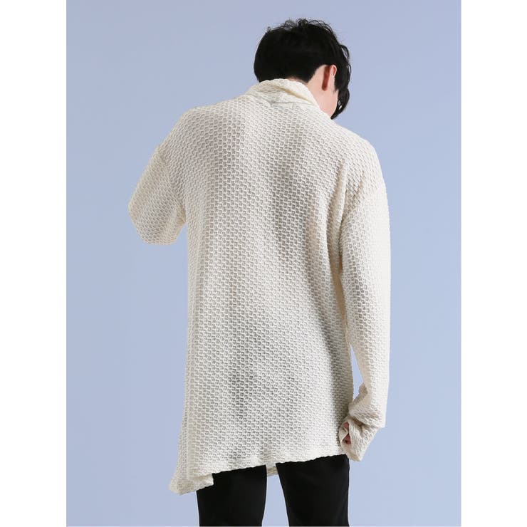ネックレス付き アシメタートル長袖Tシャツ[品番：TKQJ0020291]｜TAKA