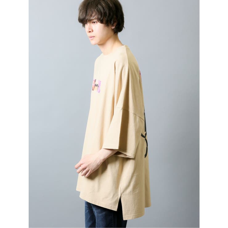 リッププリント クルーネック半袖BIGTシャツ | TAKA-Q MEN | 詳細画像2 