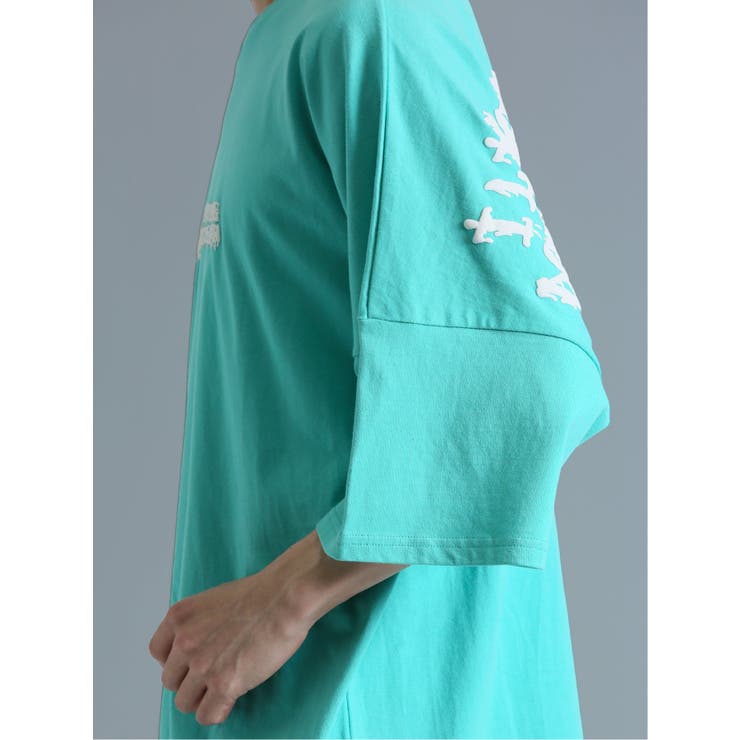 発泡プリント ドルマン半袖BIGＴシャツ | TAKA-Q MEN | 詳細画像28 