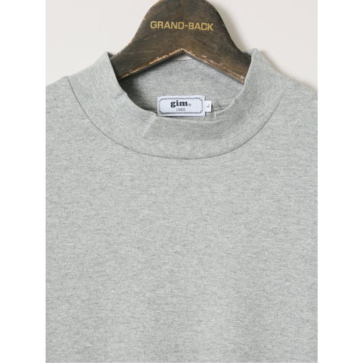 【大きいサイズ】ジム/GIM 綿100% 抗菌防臭 ハイネック長袖Tシャツ | TAKA-Q MEN | 詳細画像7 