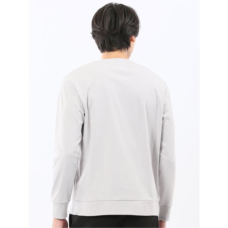 【DRESS T-SHIRT】シルケットスムス スロープネック 長袖Tシャツ | TAKA-Q MEN | 詳細画像13 