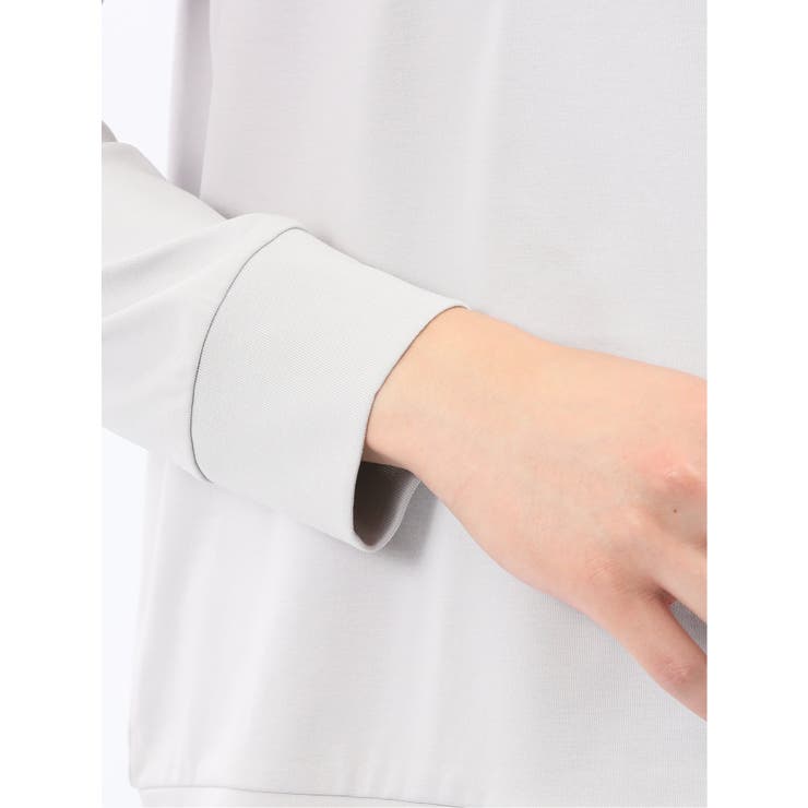 【DRESS T-SHIRT】シルケットスムス スロープネック 長袖Tシャツ | TAKA-Q MEN | 詳細画像20 