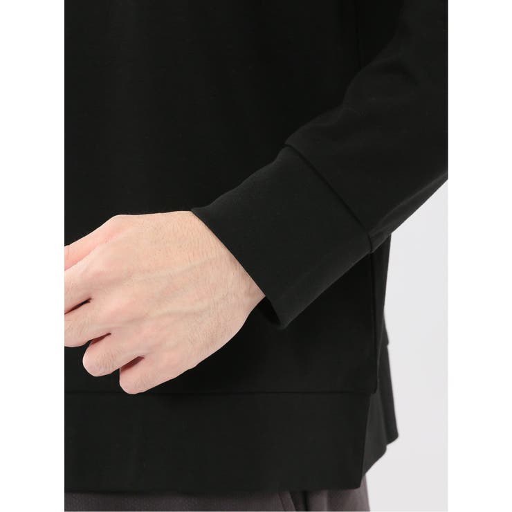 【DRESS T-SHIRT】シルケットスムス スロープネック 長袖Tシャツ | TAKA-Q MEN | 詳細画像29 
