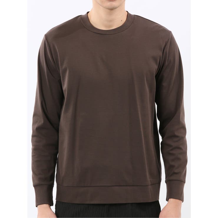 【DRESS T-SHIRT】シルケットスムス スロープネック 長袖Tシャツ | TAKA-Q MEN | 詳細画像35 