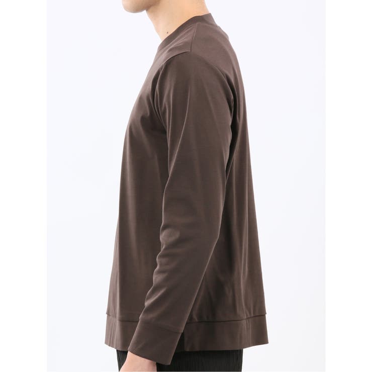 【DRESS T-SHIRT】シルケットスムス スロープネック 長袖Tシャツ | TAKA-Q MEN | 詳細画像36 