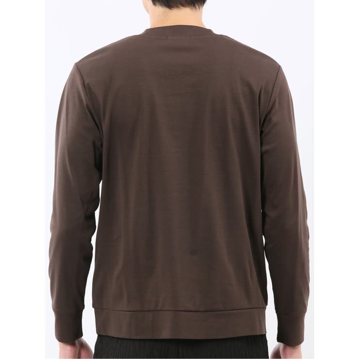 【DRESS T-SHIRT】シルケットスムス スロープネック 長袖Tシャツ | TAKA-Q MEN | 詳細画像37 