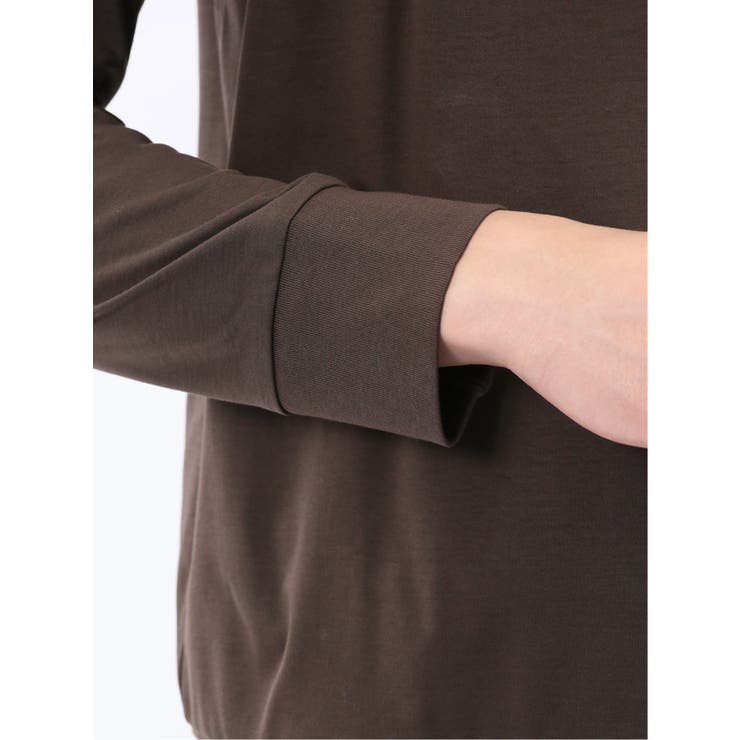【DRESS T-SHIRT】シルケットスムス スロープネック 長袖Tシャツ | TAKA-Q MEN | 詳細画像39 