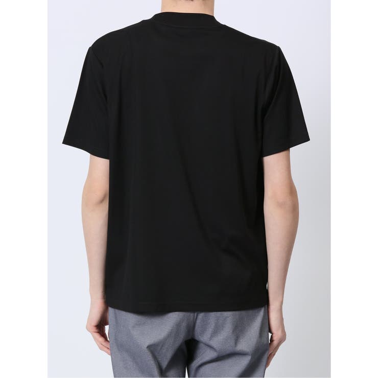 【DRESS T-SHIRT】レーヨン混ストレッチ スロープネック半袖Tシャツ | TAKA-Q MEN | 詳細画像21 