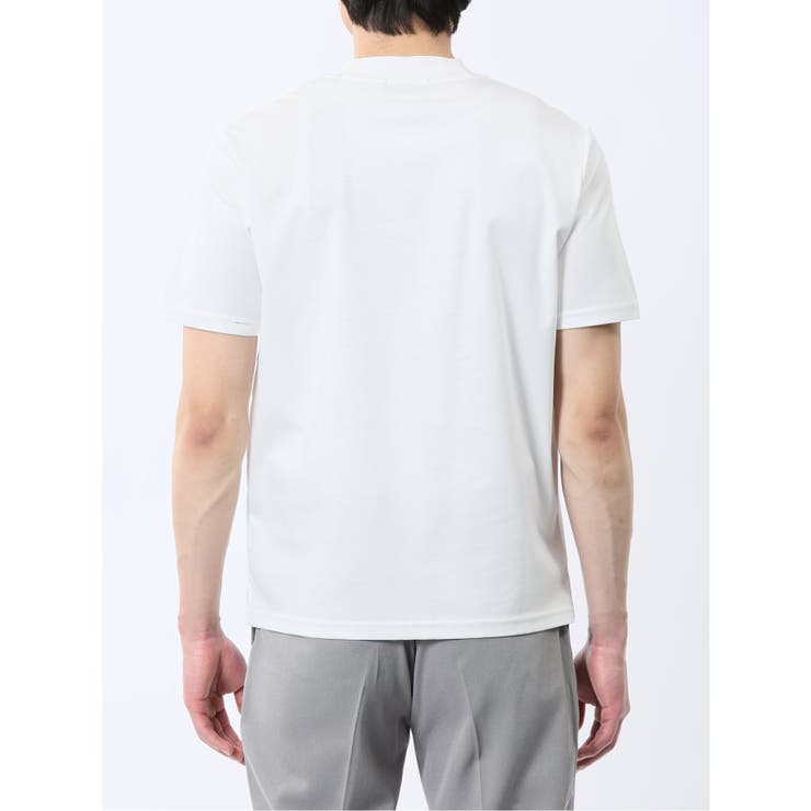 【DRESS T-SHIRT】綿ストレッチ スロープネック半袖Tシャツ | TAKA-Q MEN | 詳細画像18 