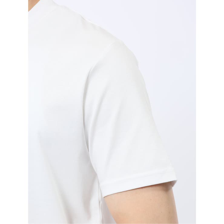 【DRESS T-SHIRT】綿ストレッチ スロープネック半袖Tシャツ | TAKA-Q MEN | 詳細画像20 