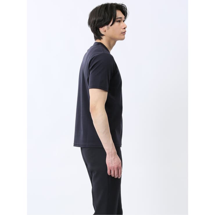 【DRESS T-SHIRT】綿ストレッチ スロープネック半袖Tシャツ | TAKA-Q MEN | 詳細画像31 