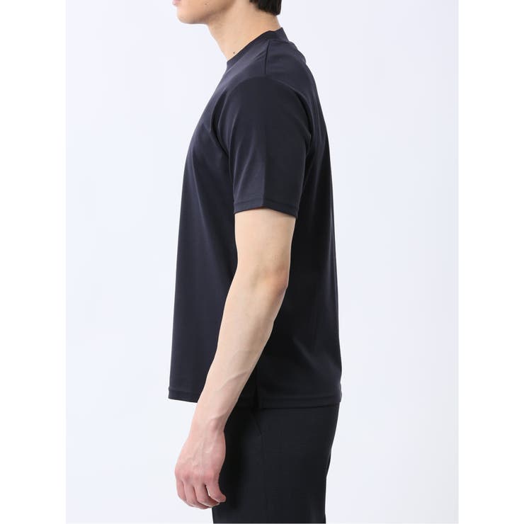 【DRESS T-SHIRT】綿ストレッチ スロープネック半袖Tシャツ | TAKA-Q MEN | 詳細画像35 