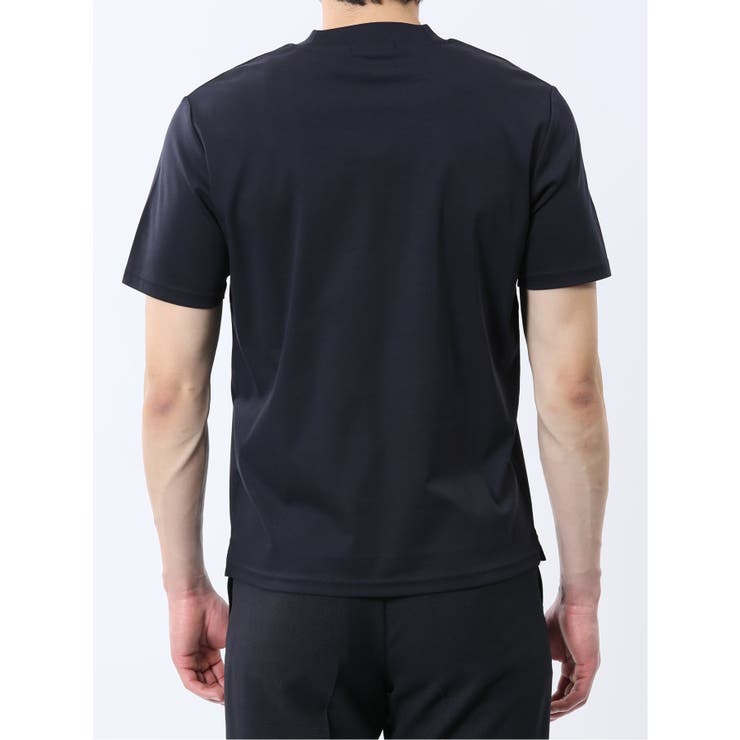 【DRESS T-SHIRT】綿ストレッチ スロープネック半袖Tシャツ | TAKA-Q MEN | 詳細画像36 