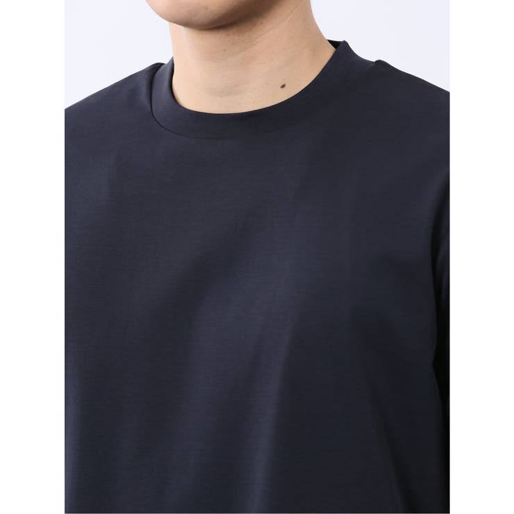 【DRESS T-SHIRT】綿ストレッチ スロープネック半袖Tシャツ | TAKA-Q MEN | 詳細画像37 