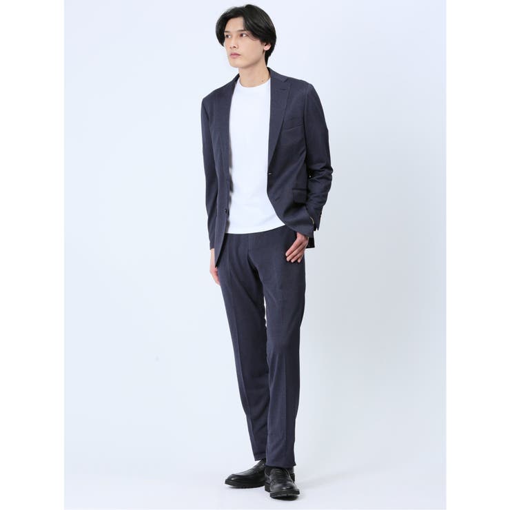 【DRESS T-SHIRT】綿ストレッチ クルーネック半袖Tシャツ | TAKA-Q MEN | 詳細画像22 