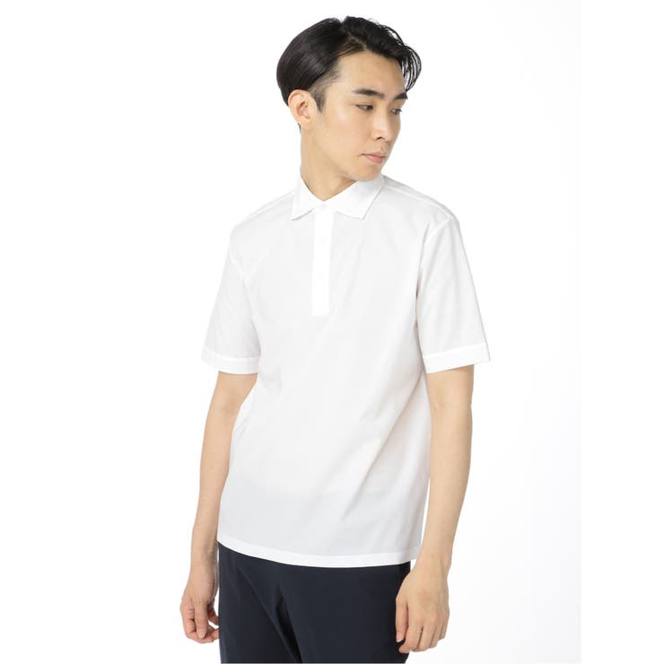 新品⭐️タグ付き ⭐️XL ANEW メンズ ポロシャツ　ホワイト wjk ダブルジェーケー ポロシャツ Tシャツ 襟付き 無地 メンズ