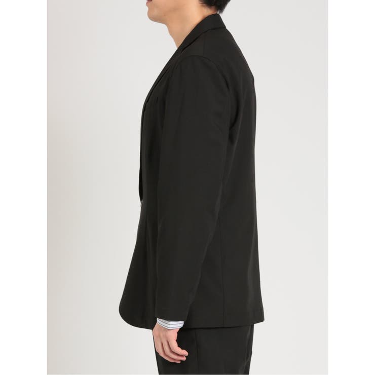 ジャケット・アウター TAKA circle motion adapt スタンドZIPブルゾン(セットアップ可能)(M 05黒