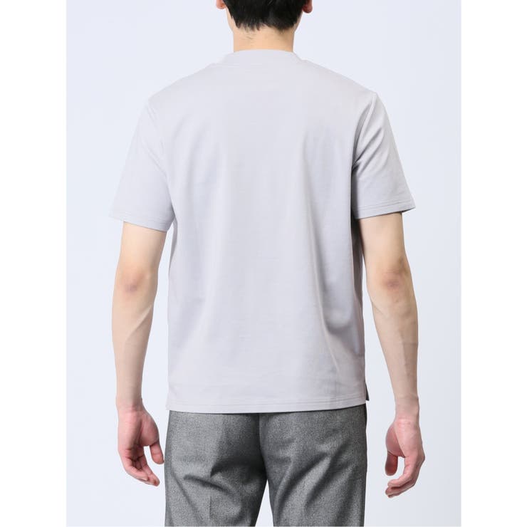 【DRESS T-SHIRT】綿ストレッチ クルーネック半袖Tシャツ | TAKA-Q MEN | 詳細画像21 
