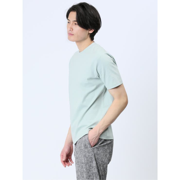 【DRESS T-SHIRT】綿ストレッチ クルーネック半袖Tシャツ | TAKA-Q MEN | 詳細画像48 