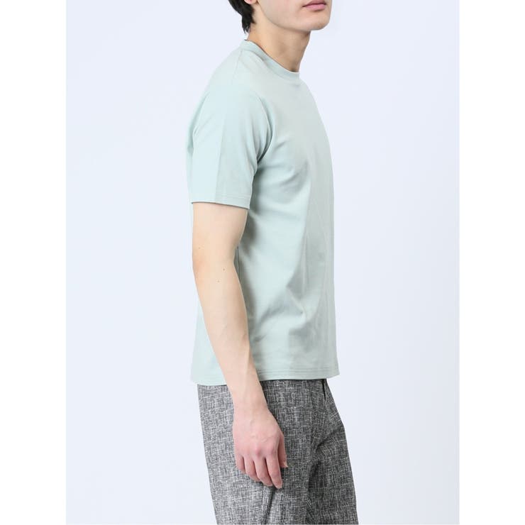 【DRESS T-SHIRT】綿ストレッチ クルーネック半袖Tシャツ | TAKA-Q MEN | 詳細画像50 