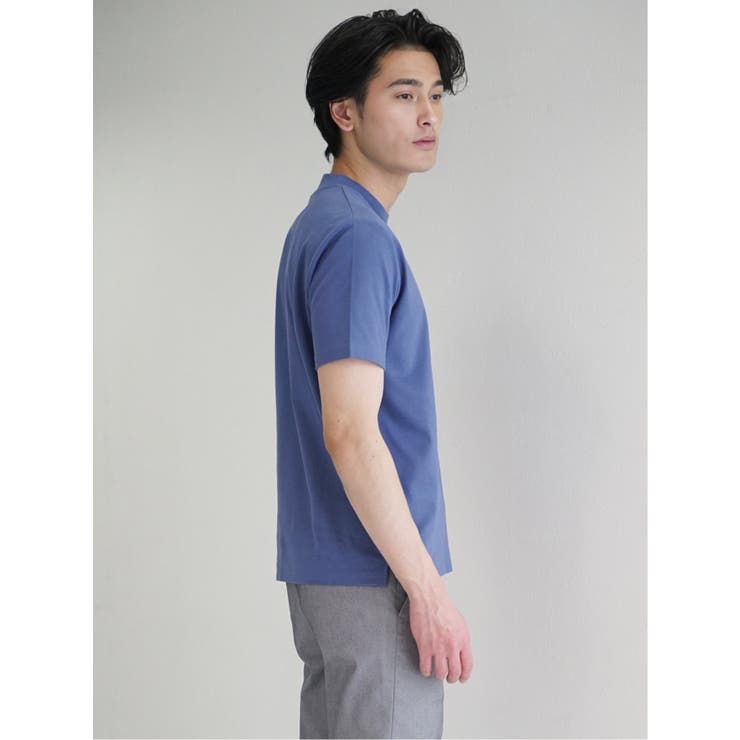【DRESS T-SHIRT】綿ストレッチ クルーネック半袖Tシャツ | TAKA-Q MEN | 詳細画像60 