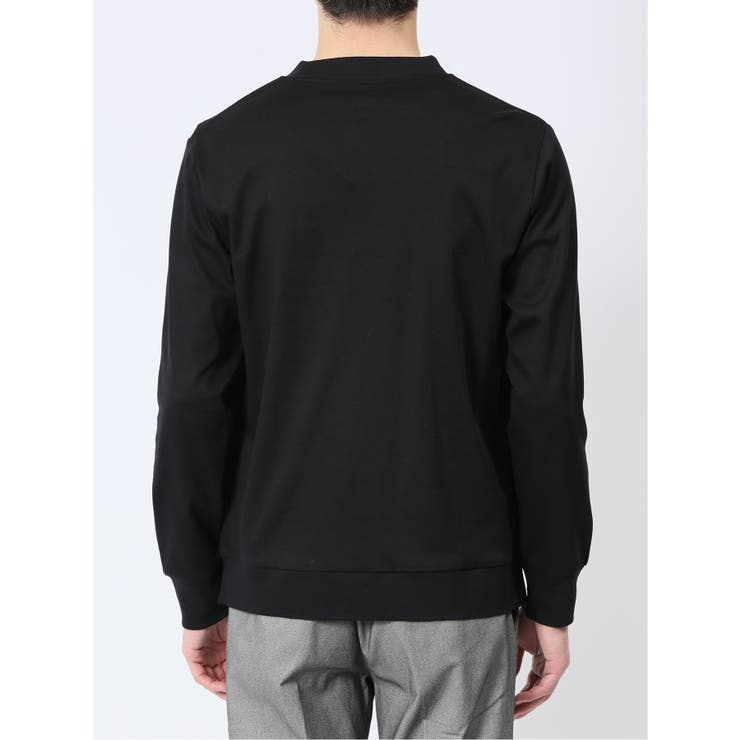 【DRESS T-SHIRT】綿ストレッチ モックネック長袖Tシャツ | TAKA-Q MEN | 詳細画像36 