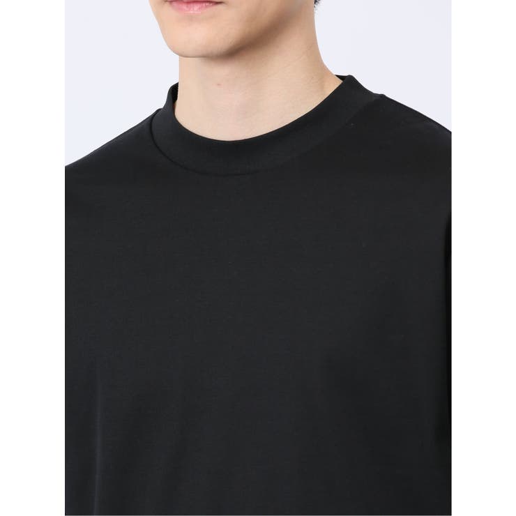 【DRESS T-SHIRT】綿ストレッチ モックネック長袖Tシャツ | TAKA-Q MEN | 詳細画像37 