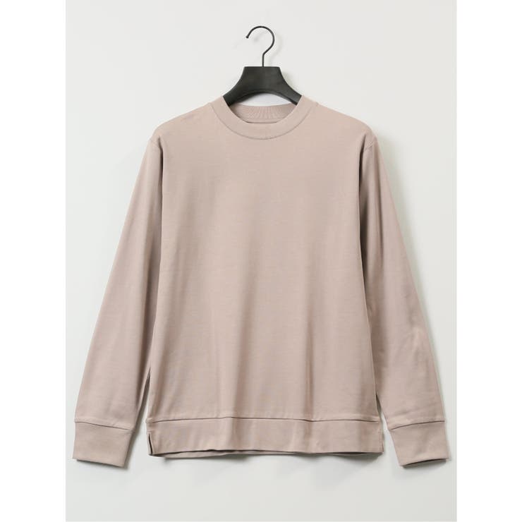 【DRESS T-SHIRT】綿ストレッチ モックネック長袖Tシャツ | TAKA-Q MEN | 詳細画像53 