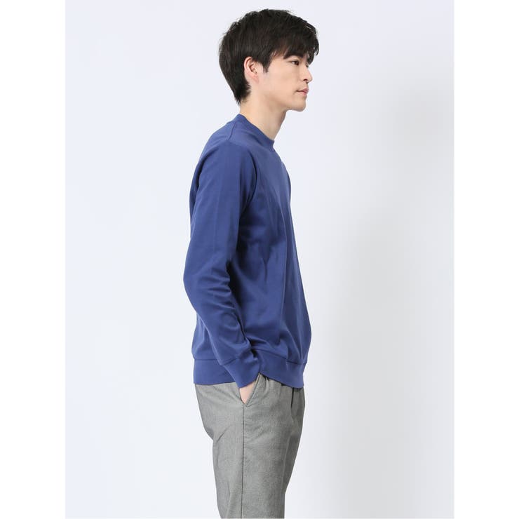 【DRESS T-SHIRT】綿ストレッチ モックネック長袖Tシャツ | TAKA-Q MEN | 詳細画像60 