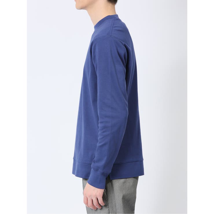 【DRESS T-SHIRT】綿ストレッチ モックネック長袖Tシャツ | TAKA-Q MEN | 詳細画像63 