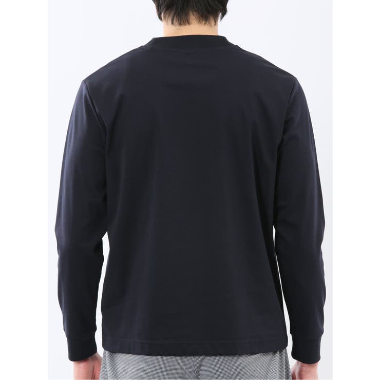 【DRESS T-SHIRT】シルケットスムス スロープネック 長袖Tシャツ | TAKA-Q MEN | 詳細画像35 