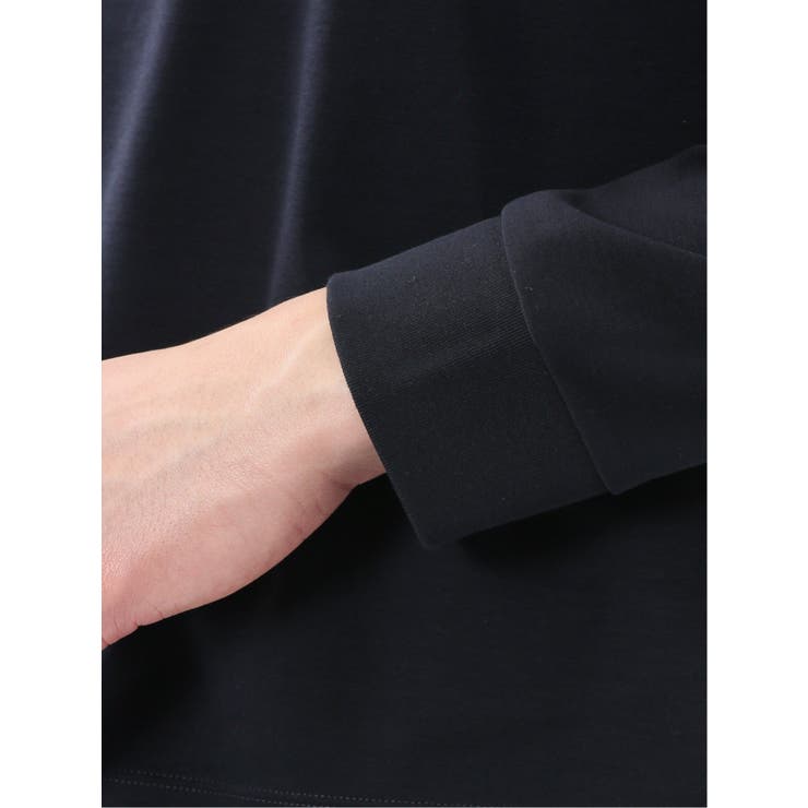 【DRESS T-SHIRT】シルケットスムス スロープネック 長袖Tシャツ | TAKA-Q MEN | 詳細画像37 