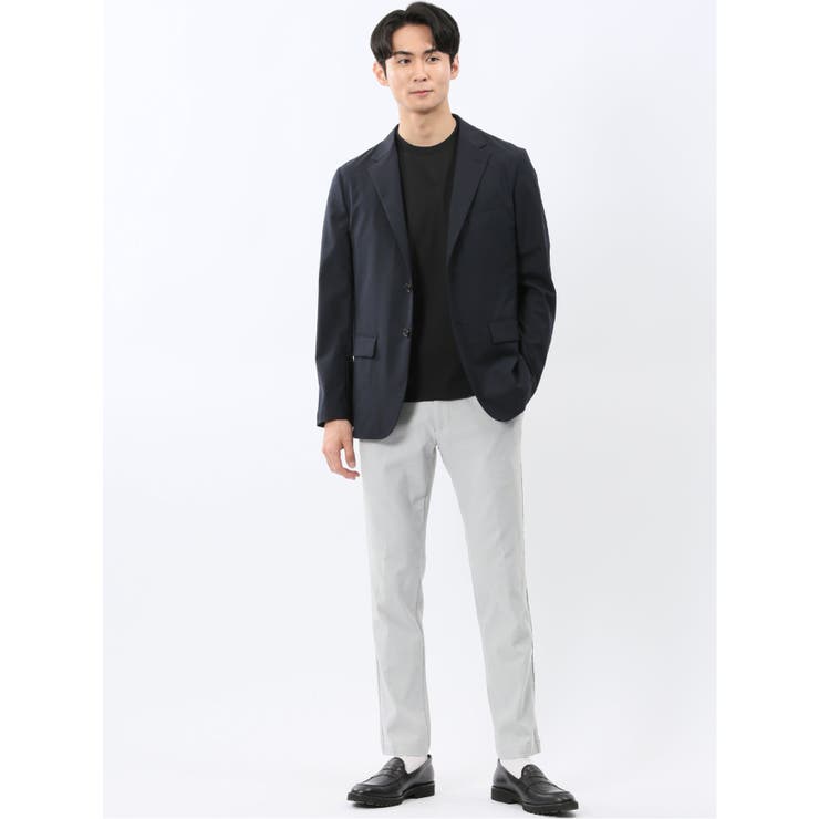 【DRESS T-SHIRT】シルケットスムス スロープネック 半袖Tシャツ | TAKA-Q MEN | 詳細画像26 