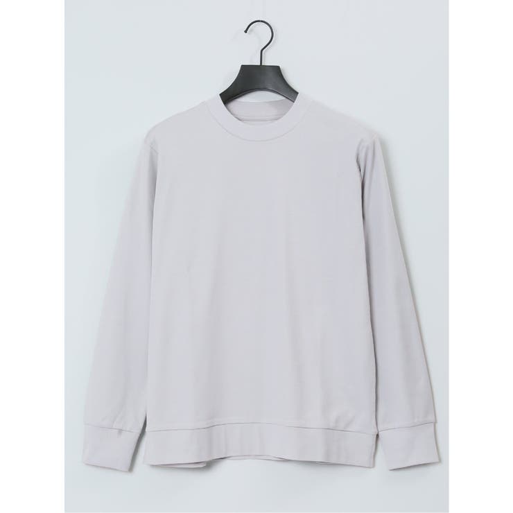 【DRESS T-SHIRT】綿ストレッチ クルーネック長袖Tシャツ | TAKA-Q MEN | 詳細画像12 