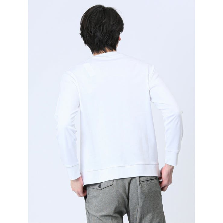 【DRESS T-SHIRT】綿ストレッチ クルーネック長袖Tシャツ | TAKA-Q MEN | 詳細画像17 
