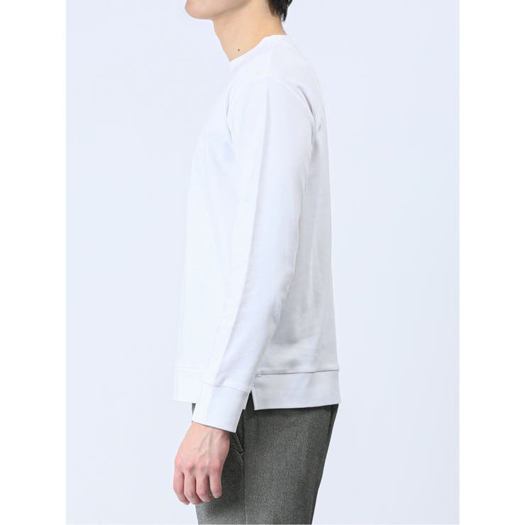 【DRESS T-SHIRT】綿ストレッチ クルーネック長袖Tシャツ | TAKA-Q MEN | 詳細画像20 