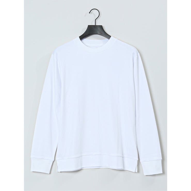 【DRESS T-SHIRT】綿ストレッチ クルーネック長袖Tシャツ | TAKA-Q MEN | 詳細画像24 
