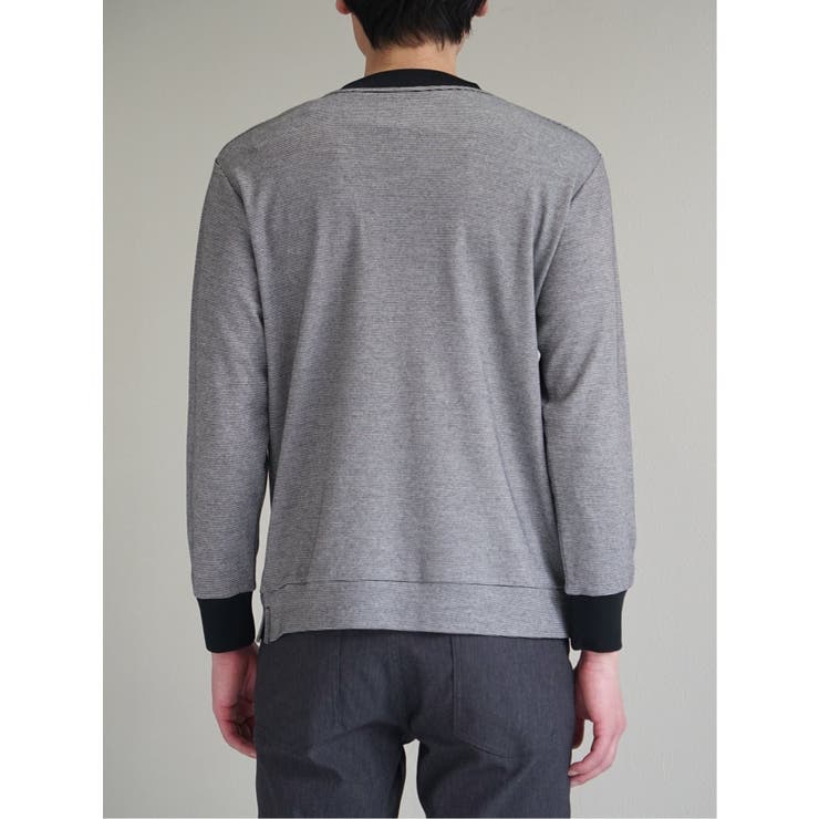 【DRESS T-SHIRT】綿ストレッチ クルーネック長袖Tシャツ | TAKA-Q MEN | 詳細画像34 