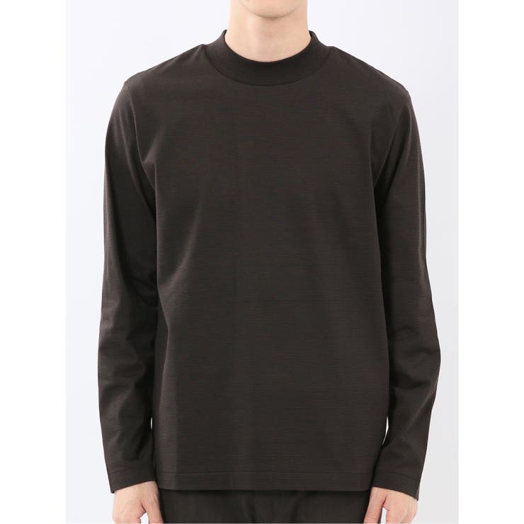 【DRESS T-SHIRT】シルケットスムス モックネック 長袖Tシャツ | TAKA-Q MEN | 詳細画像15 