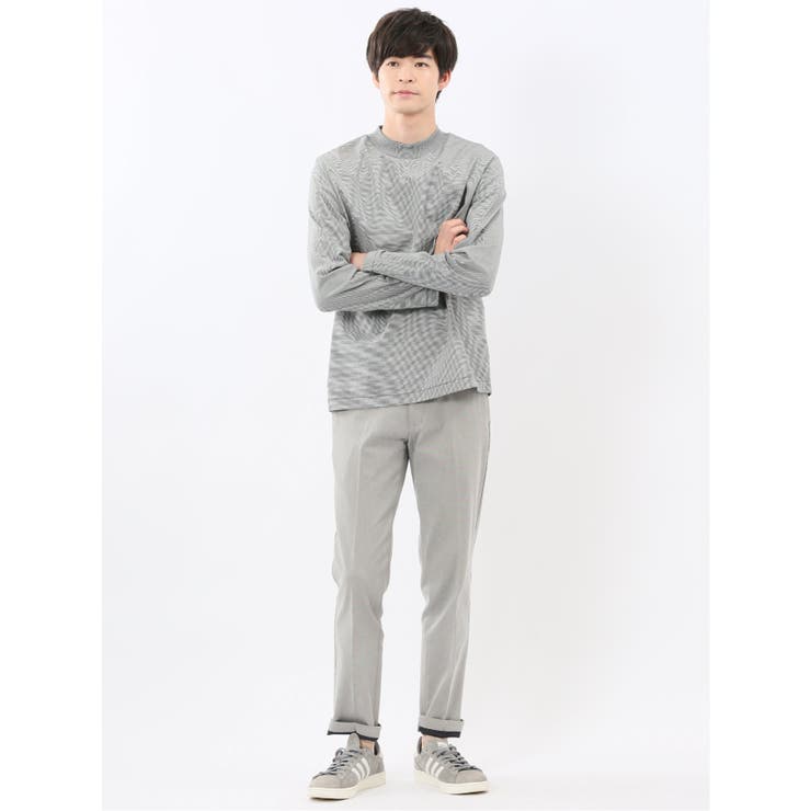 【DRESS T-SHIRT】シルケットスムス モックネック 長袖Tシャツ | TAKA-Q MEN | 詳細画像5 