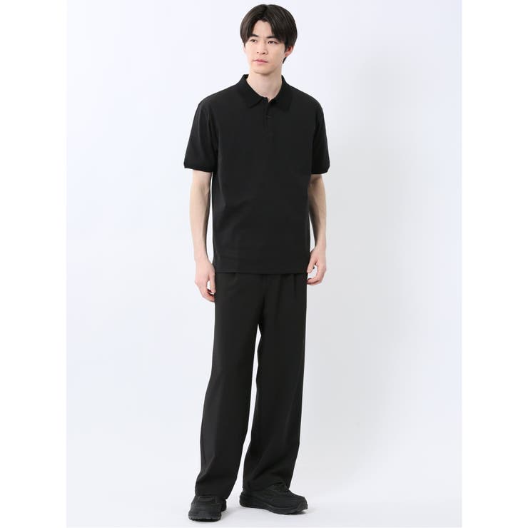 ストレッチ ニット衿 半袖ポロシャツ | TAKA-Q MEN | 詳細画像15 