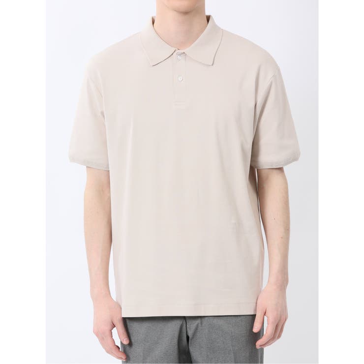 ストレッチ ニット衿 半袖ポロシャツ | TAKA-Q MEN | 詳細画像26 