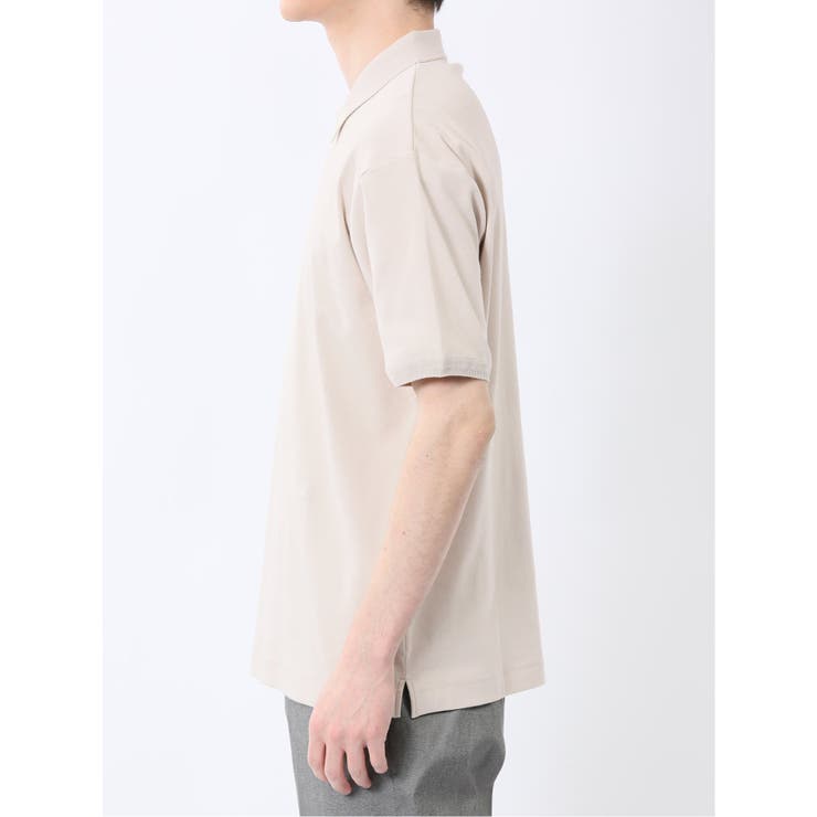 ストレッチ ニット衿 半袖ポロシャツ | TAKA-Q MEN | 詳細画像27 