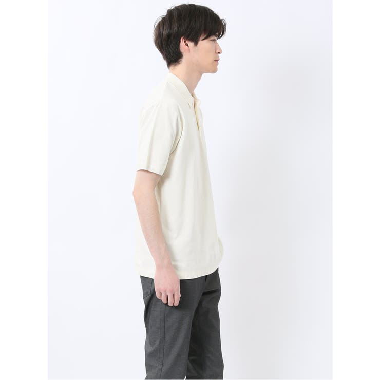 ストレッチ ニット衿 半袖ポロシャツ | TAKA-Q MEN | 詳細画像4 