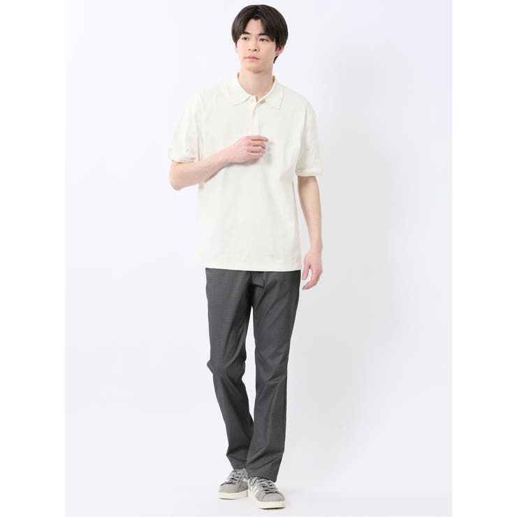 ストレッチ ニット衿 半袖ポロシャツ | TAKA-Q MEN | 詳細画像5 
