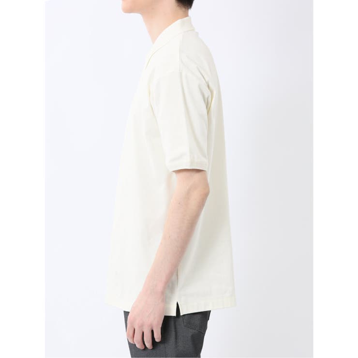 ストレッチ ニット衿 半袖ポロシャツ | TAKA-Q MEN | 詳細画像7 