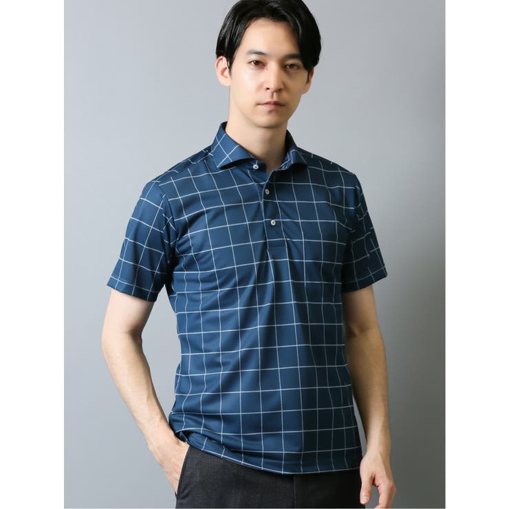 ISSEY MIYAKE チェック ポロシャツ サイズXL 半袖シャツ 新作商品 ISSEY 半袖シャツ サイズXL ポロシャツ チェック