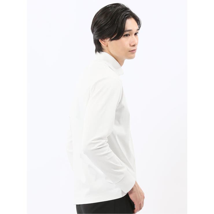 【DRESS T-SHIRT】シルケットスムス タートルネック 長袖Tシャツ | TAKA-Q MEN | 詳細画像4 